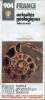 Une carte en couleur : France curiosités géologiques - n°904 - Echelle 1/1000 000 - carte d'environ 100 x 120 cm.. Collectif