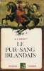 Le pur-sang irlandais - Roman - Collection plein vent n°57.. W.R. Burnett