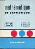 Mathématique et statistique 1re D - Tome 2.. R.Cluzel & P.Vissio & F.Chartier
