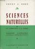 Sciences Naturelles - Classes de philosophie, mathématiques et sciences expérimentales programmes de 1958.. H.Camefort & A.Gama