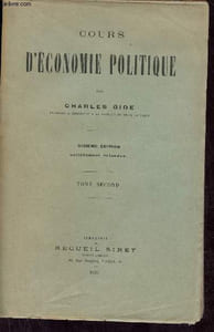 Cours d'économie politique - Tome 2 - 10e édition entièrement refondue.