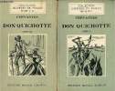 Les aventures de Don Quichotte - En deux tomes - Tomes 1 + 2 - Collection Jeunesse de France n°11-12.. Cervantes