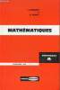 Mathématiques classe terminale A - Programme du 8 juin 1966 - 4e édition.. V.Lespinard & R.Pernet