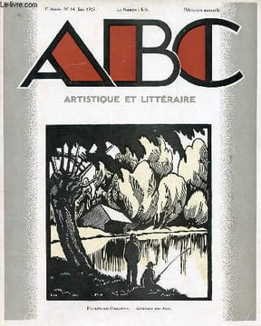 ABC Artistique et Littéraire n°54 5e année juin 1929 - Initiation à la peinture à l'huile le paysage II par Ant.Raynolt - au musée de Rouen une ...