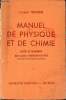 Manuel de physique et de chimie - Classe de quatrième des cours complémentaires (collèges d'enseignenemt général - Porgramme d'aout 1947.. Tréherne ...