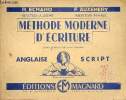 Méthode moderne d'écriture anglaise script.. R.Echard & F.Auxemery