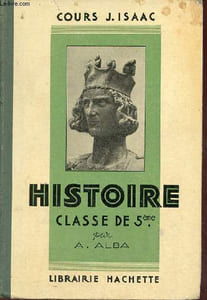 Le moyen age classe de cinquième première année des e.p.s. et des cours complémentaires - Nouveau cours d'histoire J.Isaac.