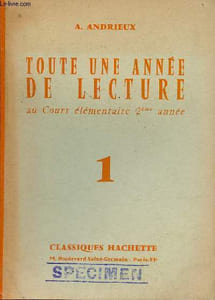 Toute une année de lecture au cours élémentaire 2ème année n°1.