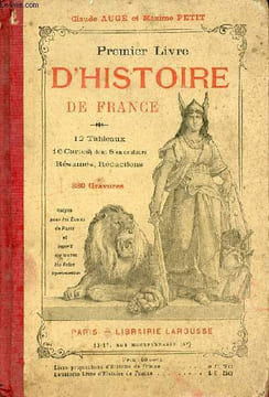 Premier livre d'histoire de France - Exercices oraux et rédactions, sommaires et résumés.. Augé Claude & Petit Maxime