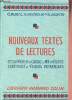 Nouveaux textes de lectures - Cours supérieur classe de fin d'études certificat d'études primaires.. O.Auriac & H.Havard & Mlle B.Jughon