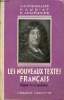 Les nouveaux textes française enseignement secondaire - Classe de cinquième - Collection les humanités françaises.. J.-R.Chevaillier & P.Audiat & ...