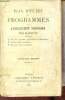 Plan d'études et programmes de l'enseignement secondaire des garçons - Divisions enfantine,préparatoire et élémentaire,premier cycle ...