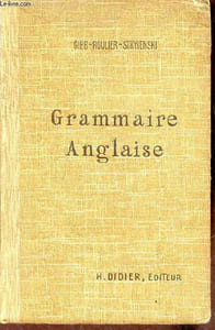 Grammaire anglaise - 19e édition.