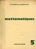 Mathématiques classe de 5e - Programme unifié arrêté du 20 juillet 1960.. M.Monge & M.Guinchan
