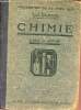 Chimie classe de seconde - Programme du 30 avril 1931 - 3e édition.. L.-J.Olmer