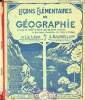 Nouveau cours de géographie - Leçons élémentaires de géographie.. H.Le Léap & J.Baudrillard