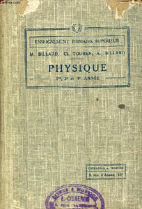 Physique sciences physiques et naturelles - Enseignement primaire supérireur - 1re 2e et 3e année édition conforme au nouveau programme.