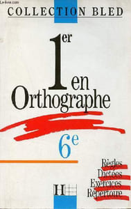 1er en orthographe 6e.