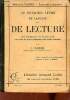 Le premier livre de langage et de lecture pour l'enseignement du français usuel aux élèves du cours préparatoire des écoles primaires.. I.Carré