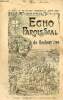 Echo paroissial de Rochemaure n°44 4e année août 1912 - Calendrier liturgique d'aout 1912 - la fontaine du Faubourg - chronique paroissiale - si si si ...