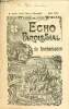 Echo paroissial de Rochemaure n°56 5e année août 1913 - Calendrier liturgique du mois d'aout - l'église Notre-Dame des Anges (suite) - chronique ...