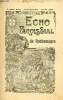 Echo paroissial de Rochemaure n°61 6e année janvier 1914 - Calendrier liturgique de janvier - chapelle et confrérie des pénitents (suite) - chronique ...