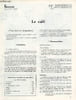 Le caf&eacute; - G&eacute;ographie documents pour la clase n&deg;104 23-11-61.. Collectif