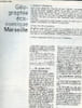 Marselle - G&eacute;ographie &eacute;conomique textes et documents pour la classe n&deg;18 23 mai 1968.. Collectif