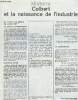 Colbert et la naissance de l'industrie - Histoire textes et documents pour la classe n°12 15 février 1968.. Collectif