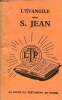 L'&eacute;vangile selon S.Jean.. Collectif