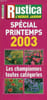 Rustica l'hebdo jardin sp&eacute;cial printemps 2003.. Collectif