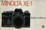 Mode d'emploi Minolta XE-1.. Collectif