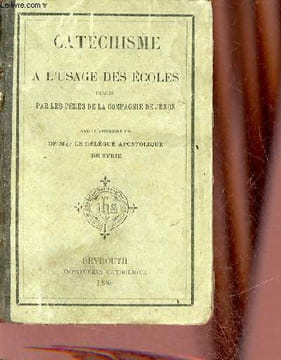 Catéchisme à l'usage des écoles.. Pères de la Compagnie de Jésus