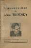 L'assassinat de Léon Trotsky.. Collectif