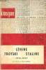 Lénine Trotski Staline 1921-1927 - Collection Kiosque.. Sorlin Pierre & Irène