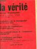 La vérité revue trotskyste n°529 juin juillet 1965 - L'offensive de la bourgeoisie et de son état - la crise du capitalisme d'après-guerre - les ...