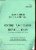 Les Cahiers du C.E.R.M.T.R.I. n°96 mars 2000 - Entre Pacifisme et Révolution (La Vague de P.Brizon 1918-1923).. Collectif