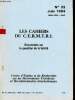 Les Cahiers du C.E.R.M.T.R.I. n°33 juin 1984 - Documents sur la question de la laïcité.. Collectif