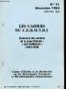 Les Cahiers du C.E.R.M.T.R.I. n°31 décembre 1983 - Sommaire des numéros de la revue littéraire Les Humbles 1918-1939.. Collectif