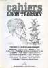 Cahiers Léon Trotsky n°25 mars 1986 - Trotsky et les écrivains français - Trotsky et Breton (Marguerite Bonnet) - Léon Trotsky : Lénine (André Breton) ...