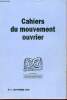 Cahiers du mouvement ouvrier n°3 septembre 1998 - La grande terreur, dans les arcanes du bureau politique, la liquidation du comité central - le ...