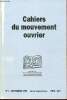 Cahiers du mouvement ouvrier n°7 septembre 1999 - L'apport de Vadim Rogovine - les armées blanches en 1919 pillage,chasse aux juifs, terreur contre ...