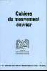 Cahiers du mouvement ouvrier n°17 avril mai 2002 - Fernand Pelloutier - Claude Kastler : Alexandre Voronski dans la première révolution russe - ...