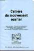 Cahiers du mouvement ouvrier n°26 mars 2005 - Joseph Chalier le jacobin de Lyon - Karl Marx et Cafiero - Martinique, ou humanitaires et massacreurs - ...