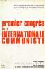 Les congrès de l'internationale communiste - Le premier congrès 2-6 mars 1919 - Documents pour l'histoire de la troisième internationale.. Collectif