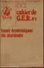 OCI cahier de G.E.R. n°2 - Bases économiques du marxisme.. Collectif