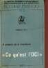 Documents de l'OCI n°6 - Ce qu'est l'OCI.. Just Stéphane