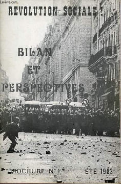 Révolution-sociale ! bilan et perspectives - Brochure n°1 été 1983.. Collectif