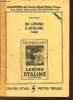 De Lénine à Staline (1936) - Quaderni del Centro Studi Pietro Tresoo serie dagli archivi del bolscevismo n°15 - Reprint.. Serge Victor