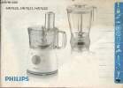 Notice d'utilisation robot de cuisine Philips HR7625 HR7621 HR7620.. Collectif